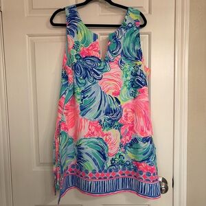 Like New Lilly Pulitzer Donna Romper - Beach Please Engineered
